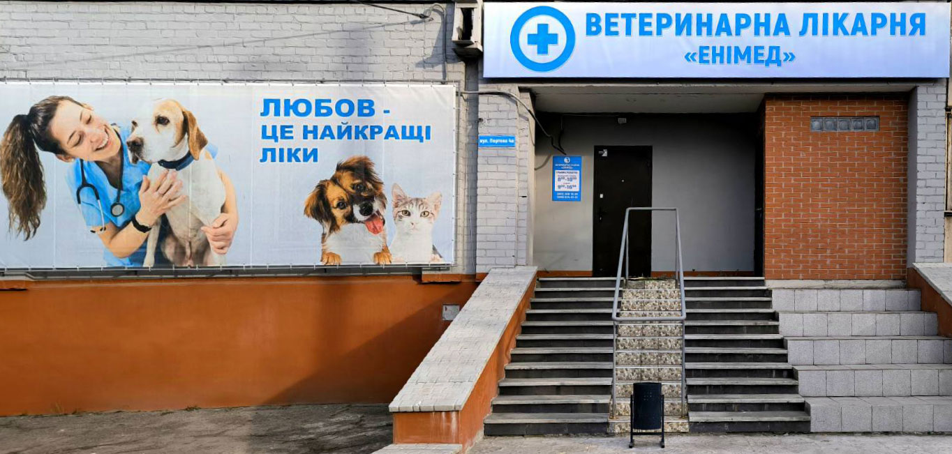 Вход в ветклинику Вход в ВЕТКЛИНИКУ ЭНИМЕД (ВЕТКЛИНИКУ НА ЗЕЛЕНОМ), фото 1